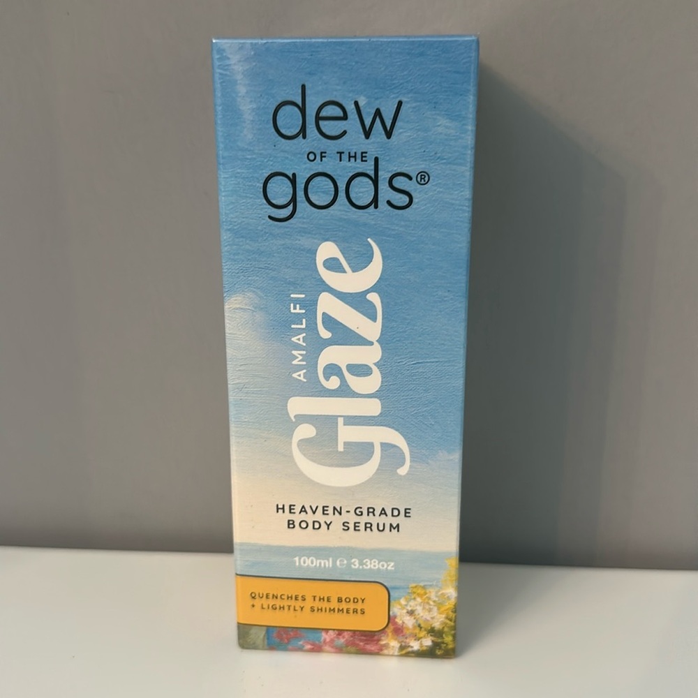 NEW Dew of the Gods Amalfi Glaze Body Serum with Mini Hair Serum